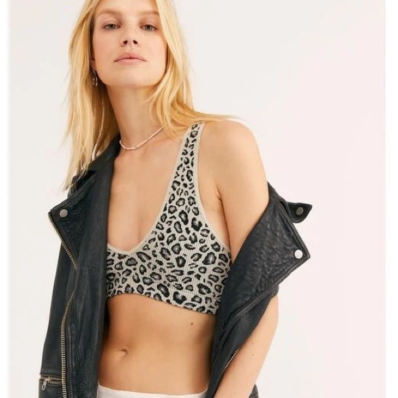 Free People Other - Free People Rockie Bralette in Animal Print M/L